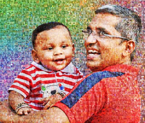 Personalized Photo Mosaic photo review
